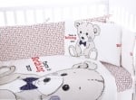KIKKA BOO Бебешки спален комплект 7 части 70/140 Teddy Bear