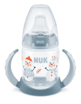 NUK Шише за сок First Choice РР 150мл. със силиконов накрайник (6-18м.) SNOW