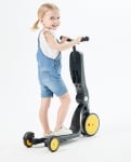 CHIPOLINO Детска играчка скутер 4в1 "ALL RIDE" - жълт