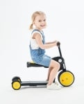 CHIPOLINO Детска играчка скутер 4в1 "ALL RIDE" - жълт