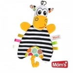 MOM'S CARE Мека играчка - одеялце за гушкане - зебра