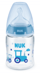 NUK Шише Temperature control 150мл. силикон микс + box