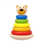 TOOKY TOY Дървени бебешки рингове - Bear