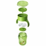 PHILIPS AVENT Преходна чаша 360° с дръжки (9м+) 260мл. - зелена
