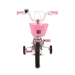 MONI Детски велосипед 12" със светеща рамка - розов