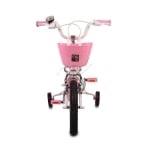 MONI Детски велосипед 14" със светеща рамка - розов