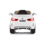 CHIPOLINO Електрическа кола BMW X6 с меки гуми EVA - бяла