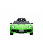 CHIPOLINO Електрическа кола Lamborghini с меки гуми Eva - зелена