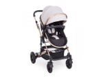 KIKKA BOO Комбинирана количка 3в1 с трансформираща седалка Amaia - Light Grey