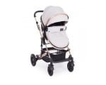 KIKKA BOO Комбинирана количка 3в1 с трансформираща седалка Amaia - Light Grey