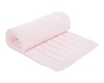 KIKKA BOO Плетено памучно одеяло - Light Pink
