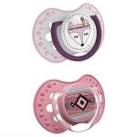 LOVI Силиконови залъгалки Indian Summer Girl (3-6м.) - 2бр.