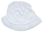 ALIAP Бебешка пролетна шапка бяла