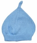 Бебешка шапка синя
