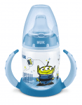 NUK Шише за сок със силиконов накрайник (6-11м.) 150мл. - Toy Story