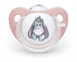 NUK Силиконова залъгалка DISNEY (0-6м.) + кутийка за съхранение и стерилизация в микровълнова