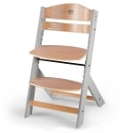 KINDERKRAFT Столче за хранене ENOCK - дървено/сиви крака