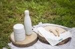 MINILAND BABY Термо бутилка с меко покритие 500мл. - Natur (катеричка)