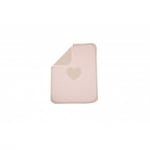 DAVID FUSSENEGGER Бебешко одеяло Juwel 70x90 - сърце розово