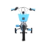MONI Детски велосипед 12" със светеща рамка - син