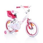 BYOX Детски велосипед 16" Little Princess - бял