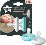 TOMMEE TIPPEE Ортодонтични залъгалки Breast Like 2 бр. (6-18м.)