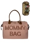 Чанта за аксесоари Mommy Вag - розова