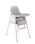 KIKKA BOO Стол за хранене Creamy 2в1 - Grey