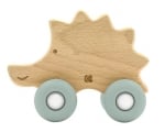KIKKA BOO Дървена играчка с чесалка Hedgehog - Mint