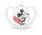 NUK биберон залъгалка силикон Space Mickey+ кутия (18-36м.) 1бр.