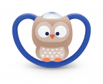 NUK Силиконова залъгалка Space + box (6-18м.)