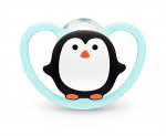NUK Силиконова залъгалка Space + box (6-18м.)