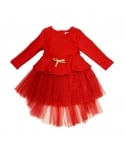 CONTRAST Детска рокля - червена