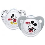 NUK Силиконови залъгалки Mickey (0-6м.) (2бр./оп.)
