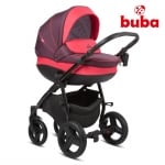 BUBA Комбинирана количка 3в1 Bella 706 - Burgundy
