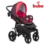 BUBA Комбинирана количка 3в1 Bella 706 - Burgundy