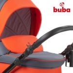 BUBA Комбинирана количка 3в1 Bella 713 - Pewter Orange
