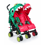 COSATTO Детска количка за близнаци Supa Dupa - Dinomee and Mо