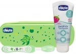 CHICCO Комплект за почистване на зъбки - зелен