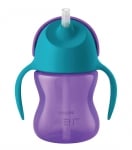 PHILIPS AVENT Чаша със сламка 200мл. (9м+) - момиче