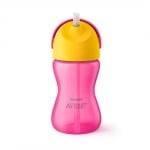 PHILIPS AVENT Чаша със сламка 300мл. (12м+) - момиче