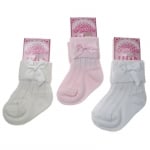 SOFT TOUCH Бебешки чорапи с панделка 12-18м.