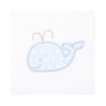 MINENE Лятно спално чувалче - син кит