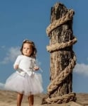 CONTRAST Детска  рокля Снежинка 98-122см.