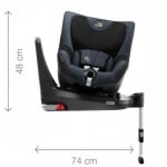 BRITAX-ROMER Столче за кола Dualfix i-Size (0-18кг) Moonlight Blue