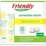 FRIENDLY ORGANIC Таблетки за съдомиялна лимон (25бр./оп.)