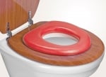 REER Мека седалка за тоалетна - червена
