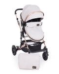 KIKKA BOO Комбинирана бебешка количка 2 в 1 с трансформираша седалка Amaia - Grey