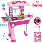 BUBA Детска кухня Little Chef куфар - розова