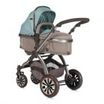 LORELLI Комбинирана количка Aurora 2в1 - Beige&Green Bear